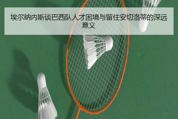 埃尔纳内斯谈巴西队人才困境与留住安切洛蒂的深远意义